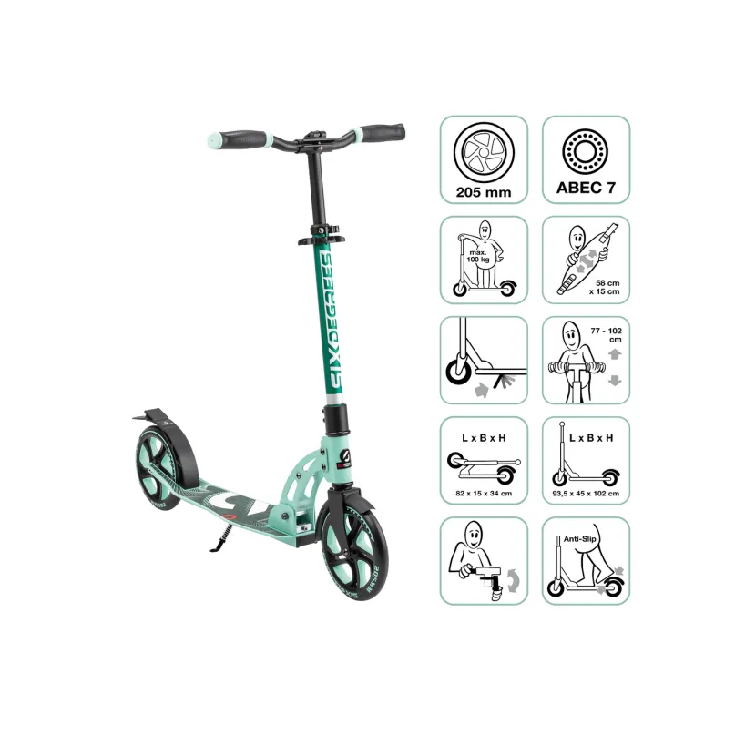 Aluminium Scooter 205 mm mint