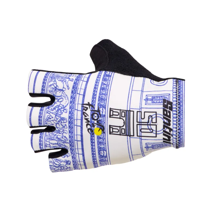 Arc de Triomphe Tour de France Fahrradhandschuhe kurz