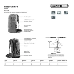 Atrack 35 l Outdoor-Rucksack rooibos
