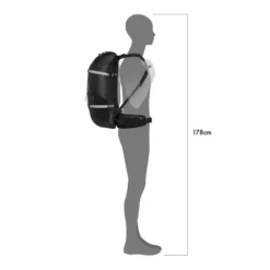 Atrack 25 l Outdoor-Rucksack schwarz/beige