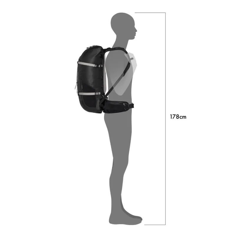 Atrack 25 l Outdoor-Rucksack schwarz/beige