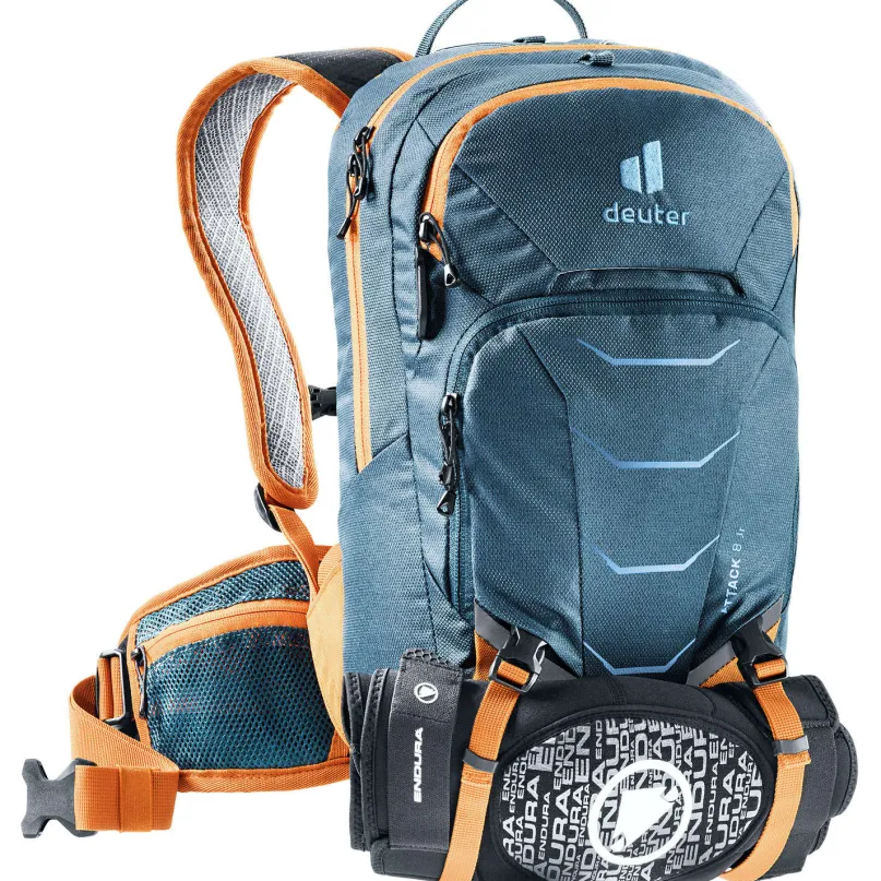 Attack 8 Junior Protektor-Rucksack arctic-mandarine