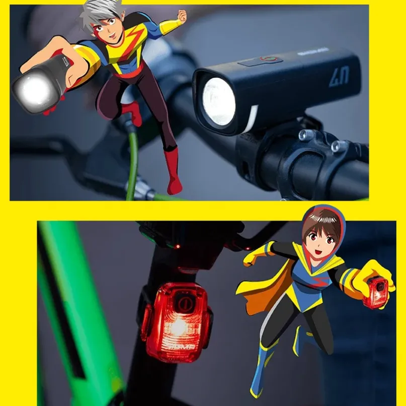 Aura 40 & Hiro 10 Ride to School Licht Set