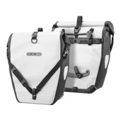 Back-Roller Fahrrad-Packtaschen weiß