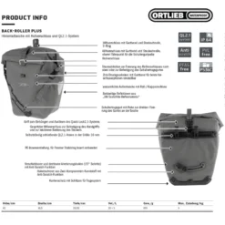 Back-Roller Plus Fahrrad-Packtasche (Dark Chili)