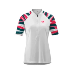 Bedollo Halfzip Radtrikot kurzarm Damen