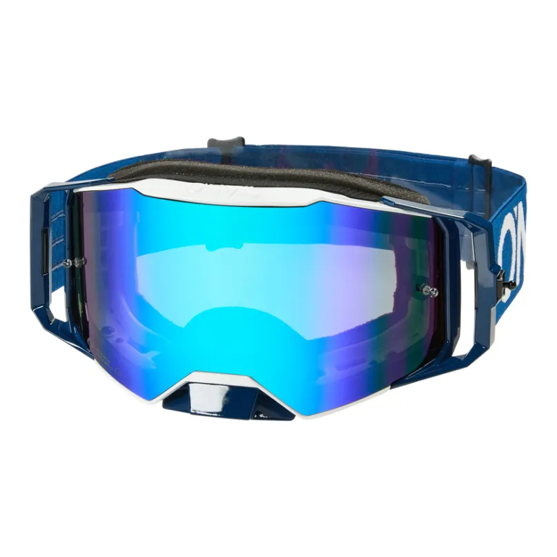 B-55 Goggle blau-weiß