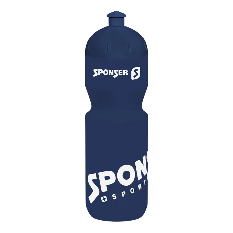Bidon 750 ml Fahrrad Trinkflasche blau/weiß
