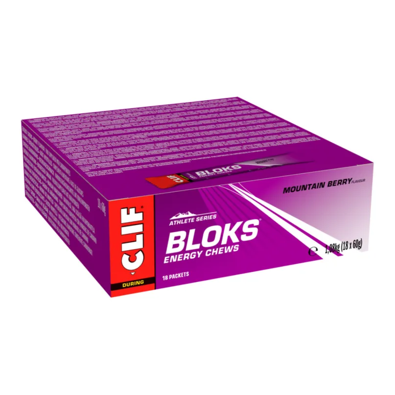 Bloks Kohlenhydrat-Elektrolyt-Kaubonbon Box (18 x 60 g)