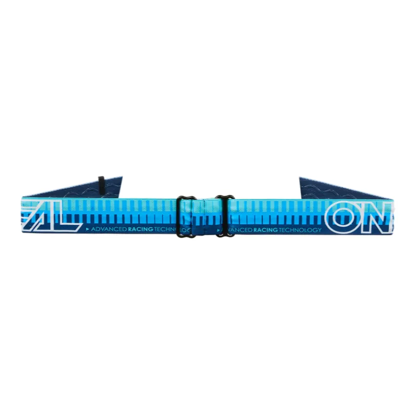 B-10 Striped Goggle blau
