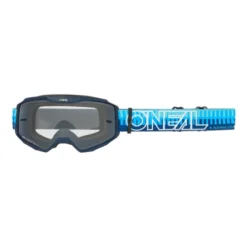 B-10 Striped Goggle blau