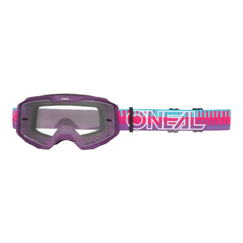 B-10 Striped Goggle lila