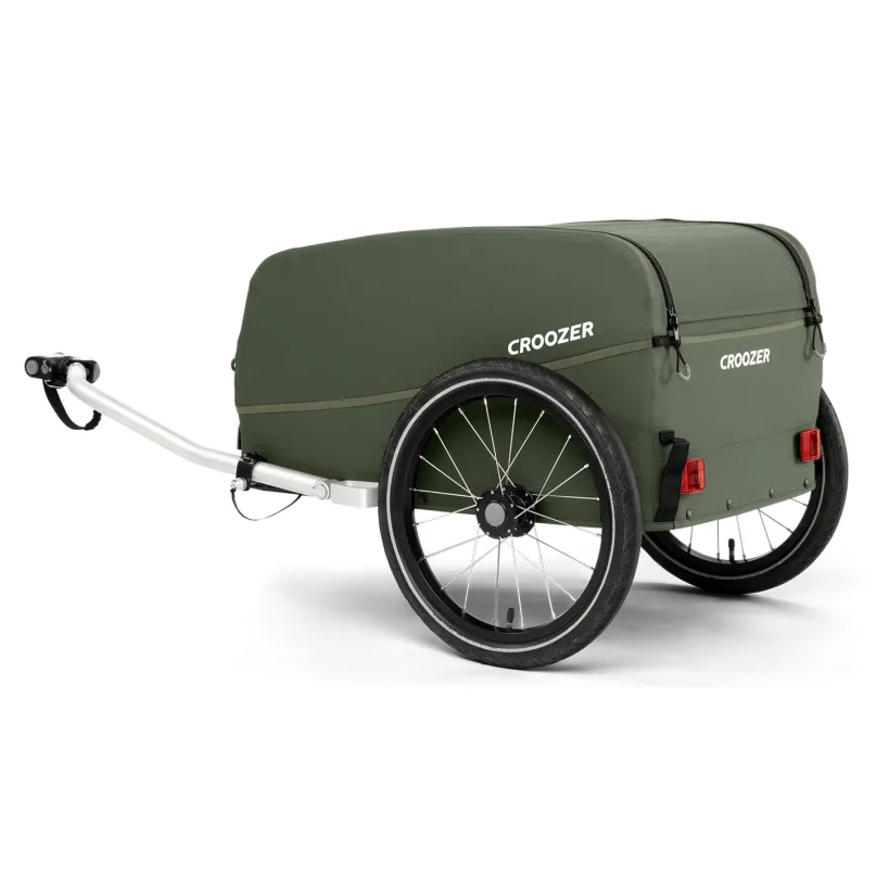 Cargo Kalle Fahrradanhänger Transport grün