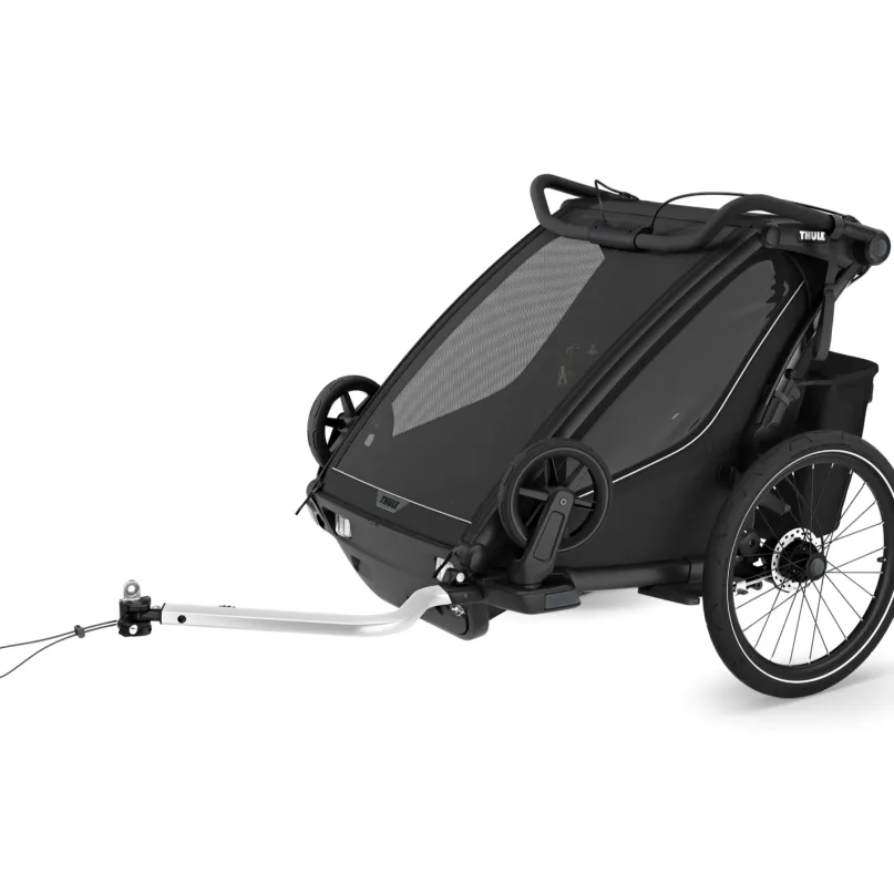 Chariot Sport 2 Double Fahrradanhänger Kinder schwarz