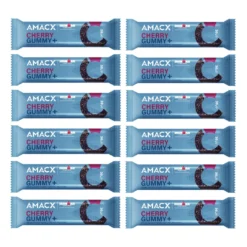 Cherry Gummy+ Energieriegel Box 12 x 30 g