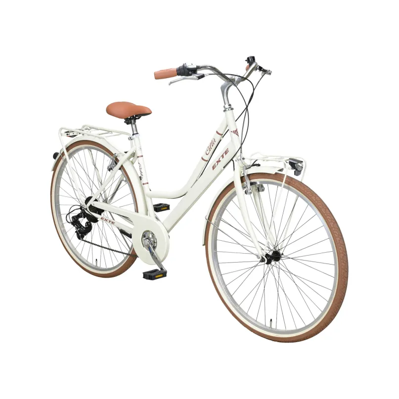Citta City Bike Tiefeinsteiger 28" weiß
