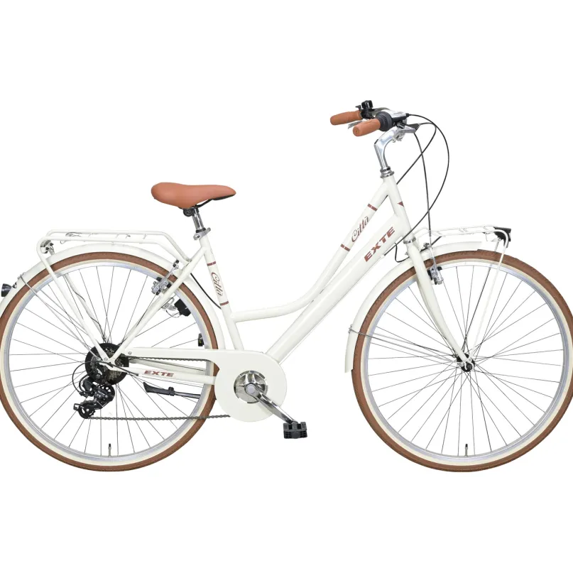 Citta City Bike Tiefeinsteiger 28" weiß