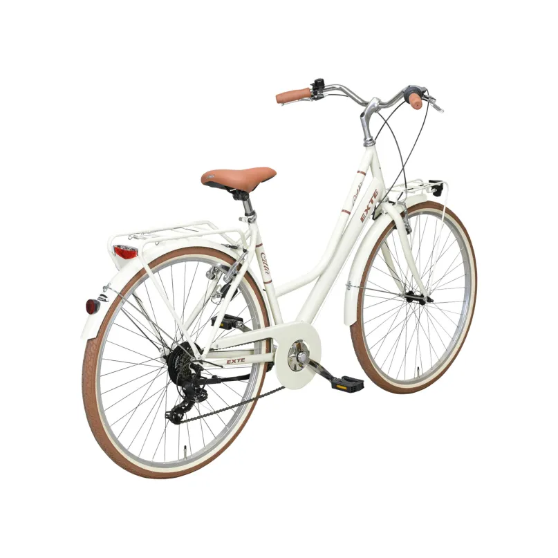 Citta City Bike Tiefeinsteiger 28" weiß
