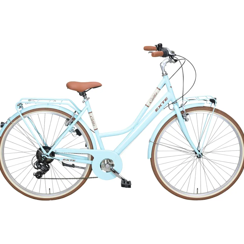 Citta City Bike Tiefeinsteiger 28" grün