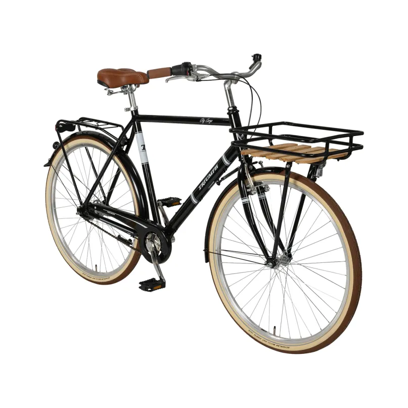 City Cargo RT 7 City Bike Herren 28" schwarz