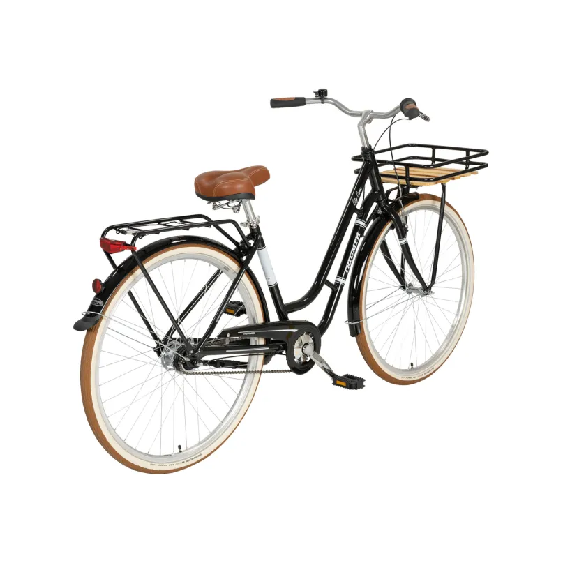 City Cargo RT 7 City Bike Tiefeinsteiger 28" schwarz