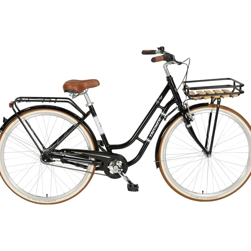 City Cargo RT 7 City Bike Tiefeinsteiger 28" schwarz
