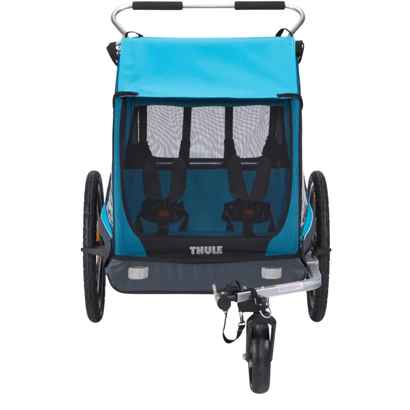 Coaster XT Fahrradanhänger Kinder 2 blau