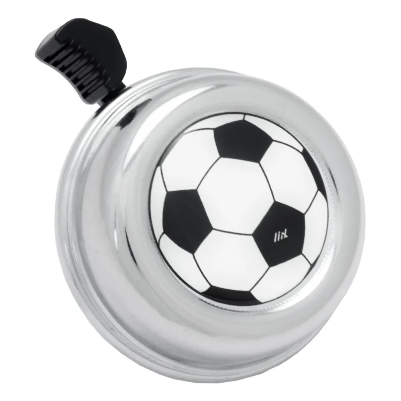 Colour Bell Fahrradklingel Soccerball Chrome