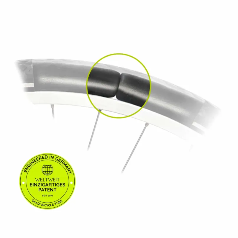 Comfort 2 Enden 28" Fahrradschlauch Autoventil