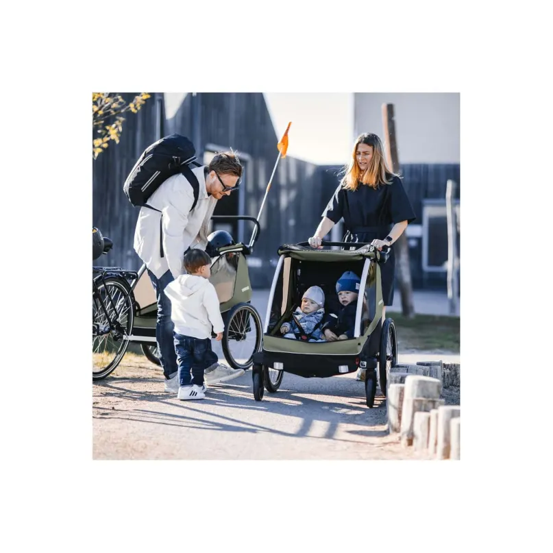 Courier Kinderanhänger grün