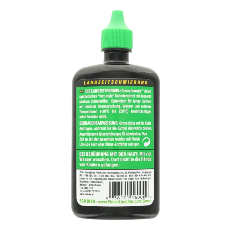 Cross Country Fahrrad Kettenöl (120 ml)