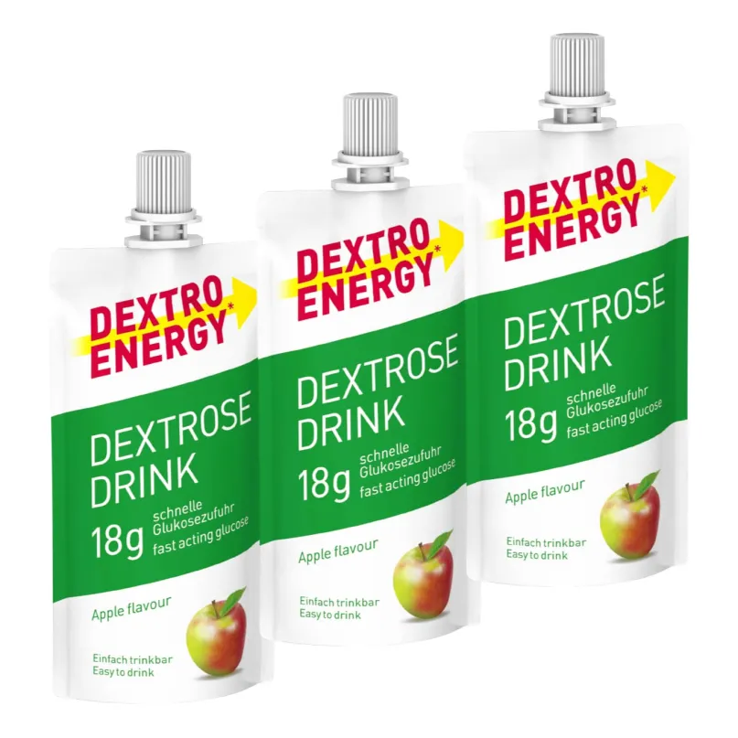 Dextrose Drink Energie-Gel 3er-Set (3 x 50 ml)
