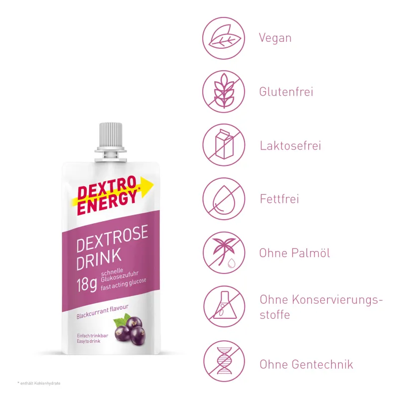 Dextrose Drink Energie-Gel 3er-Set (3 x 50 ml)