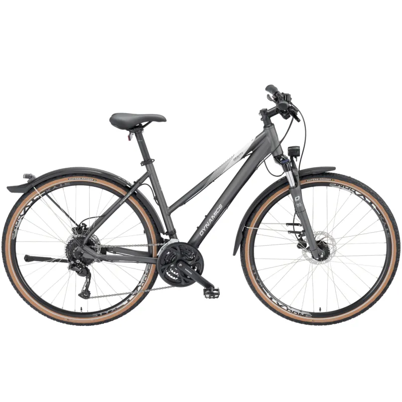 Dynamics Gravity Street Cross Crossbike Trapez 28" grau