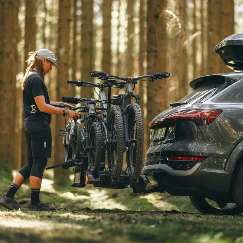 EasyFold 3 Fahrradträger Anhängerkupplung für 3 Räder