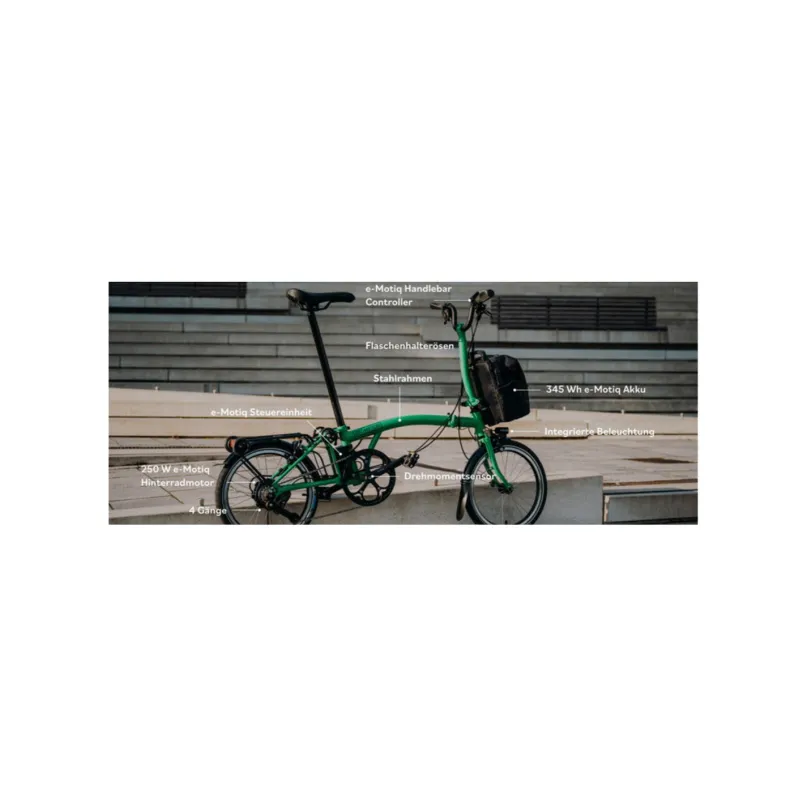 Electric C-Line H4EL E-Bike Faltrad 16" braun
