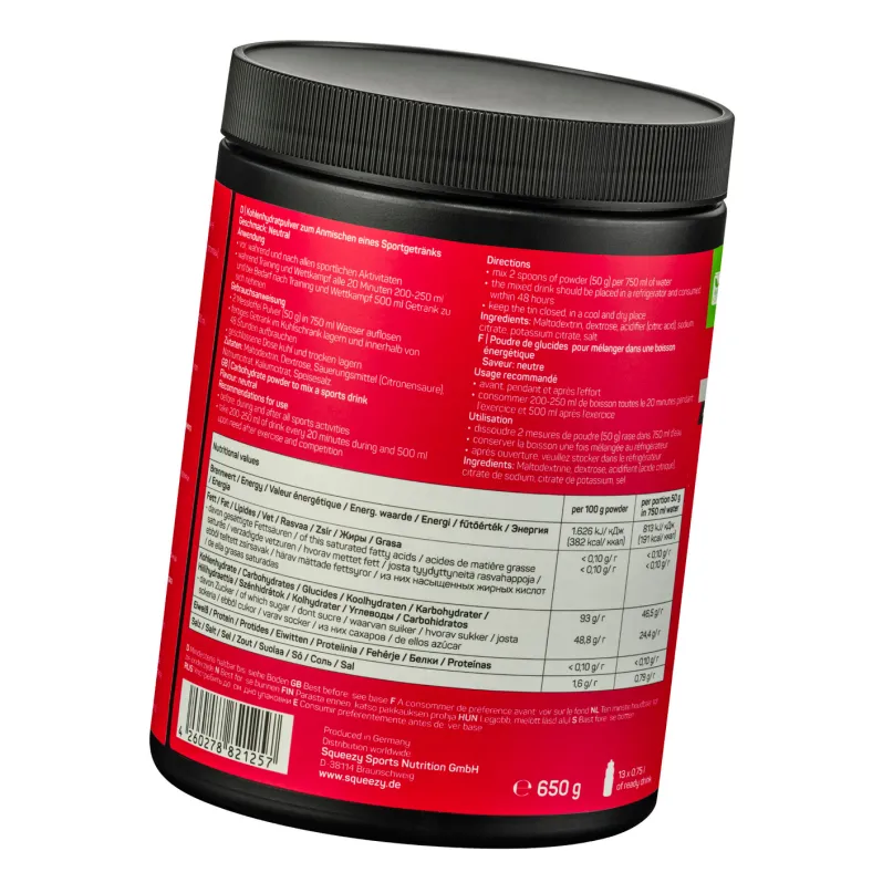 Energy Drink Basic Formula Iso Getränk vegan (650 g)