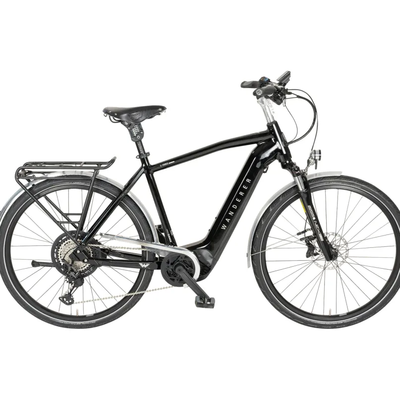 E-Tourer I-12 E-Bike Trekkingrad Herren 28" schwarz