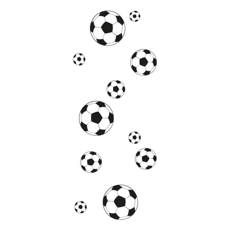 Fahrradaufkleber Fußball