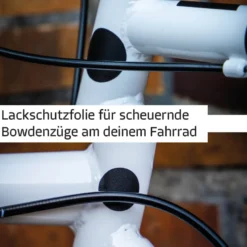 Fahrrad-Schutzaufkleber Set Maxi schwarz