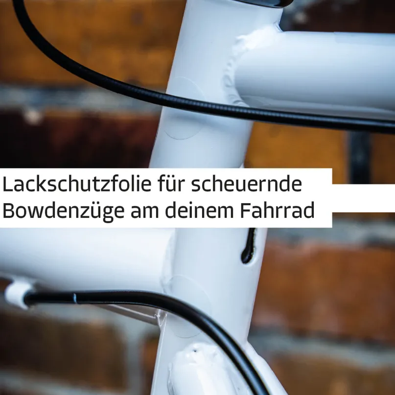 Fahrrad-Schutzaufkleber Set Maxi transparent