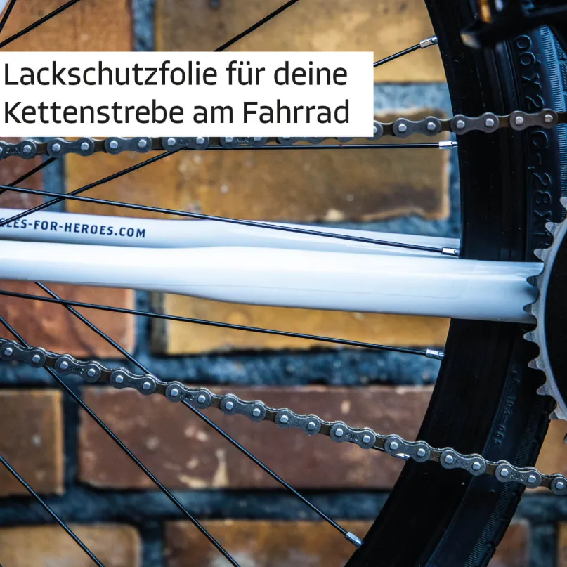 Fahrrad-Schutzaufkleber Set Maxi transparent