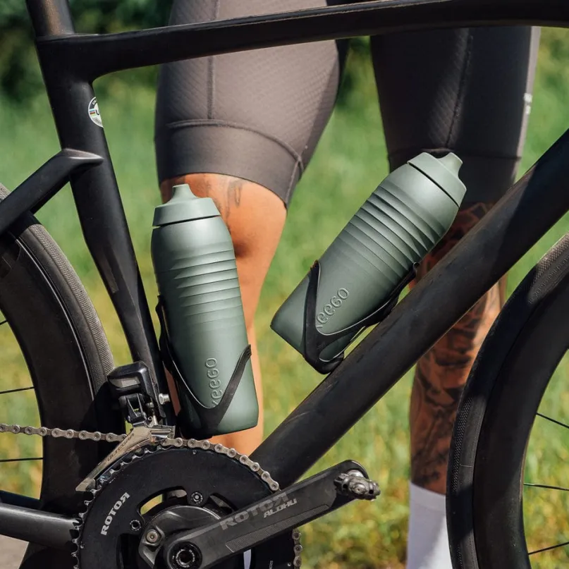Fahrrad Trinkflasche 750 ml grün
