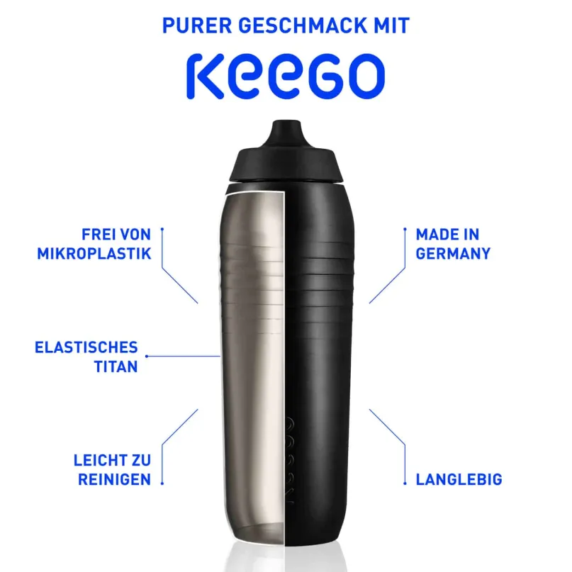 Fahrrad Trinkflasche 500 ml weiß
