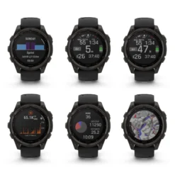 Fenix 8 Solar Smartwatch GPS graphit-titan-carbongrau