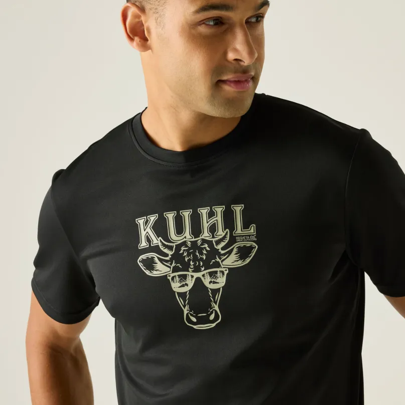 Fingal Slogan Shirt kurzarm Herren