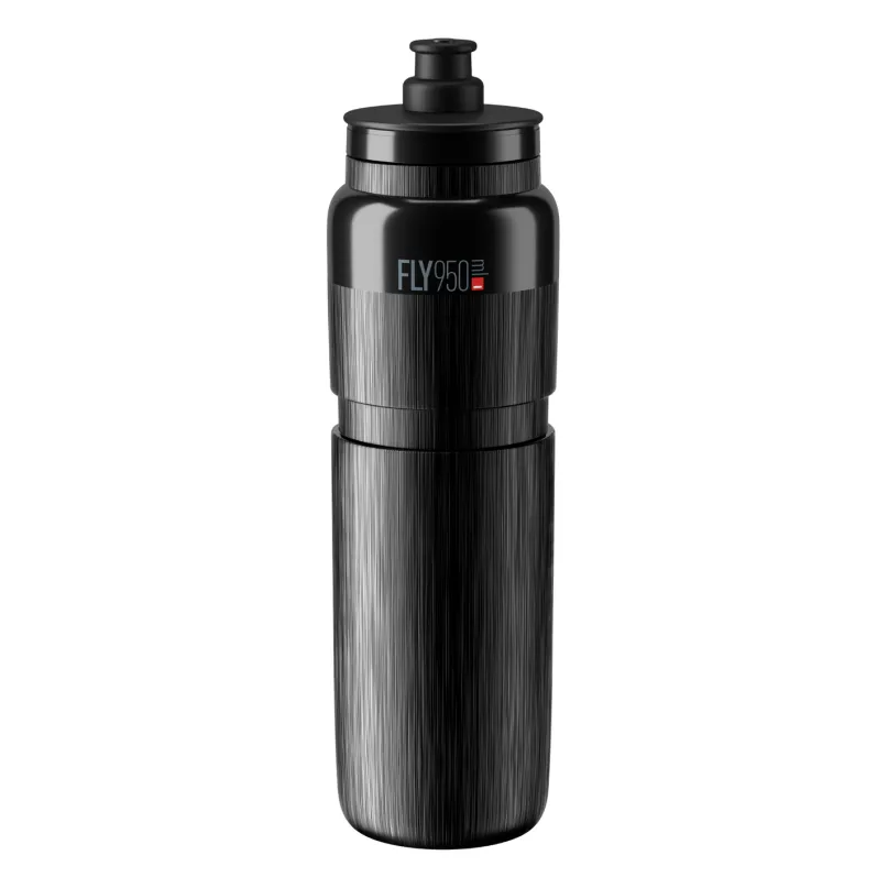 Fly Tex Fahrrad Trinkflasche 950 ml schwarz