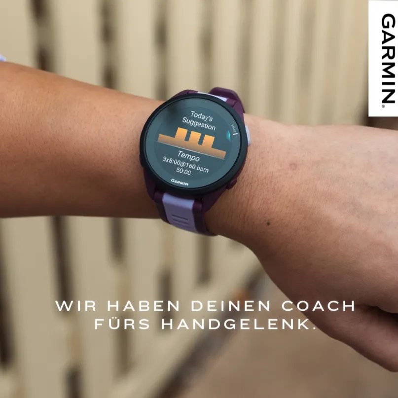 Forerunner 165 Music Smartwatch GPS lila-rosa
