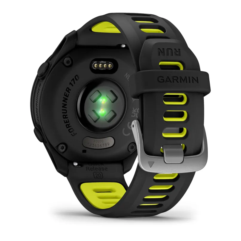 Forerunner 170 Music Smartwatch schwarz/gelb