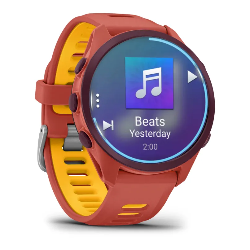 Forerunner 170 Music Smartwatch rot/gelb